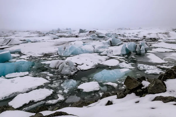 Jokulsarlon Buzul Gölü, İzlanda — Stok fotoğraf