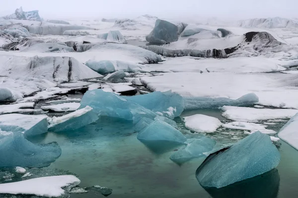 Jokulsarlon Buzul Gölü, İzlanda — Stok fotoğraf