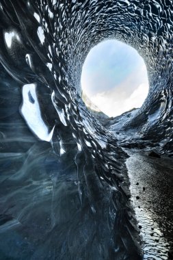 Kristal Mavi Buz Mağarası Skaftafell 