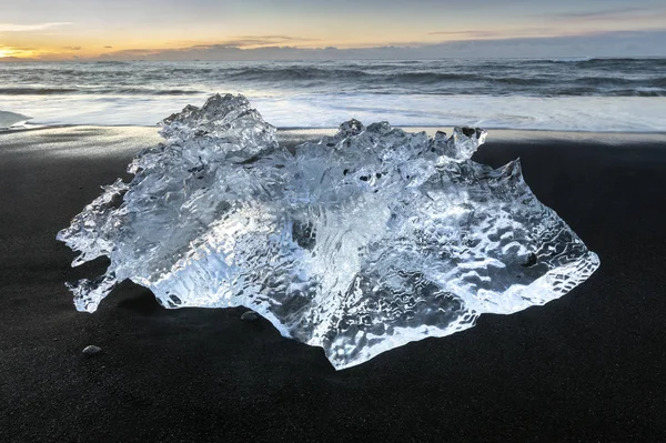 Playa del diamante, Jokulsarlon, Islandia . —  Fotos de Stock