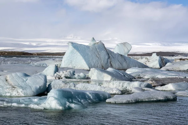 Ledovcová laguna Jokulsarlon, Island — Stock fotografie