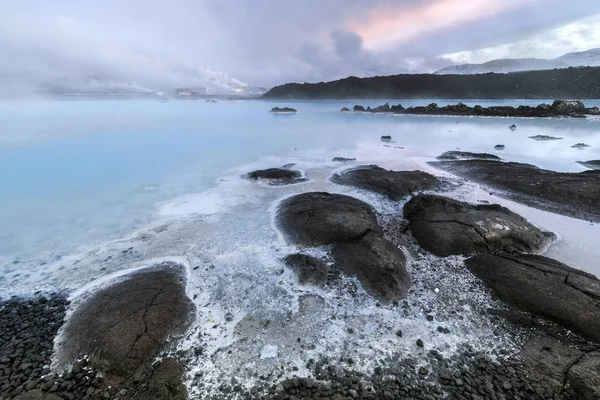Het geothermische Resort Blue Lagoon in IJsland — Stockfoto