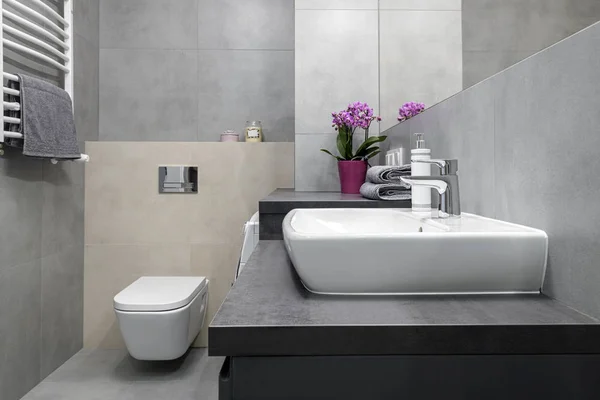 Modern banyo iç tasarımı — Stok fotoğraf