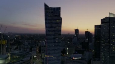 Varşova Finans merkezipanoraması