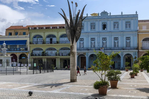 Plaza Vieja-Havanna, Kuba — Stock Fotó