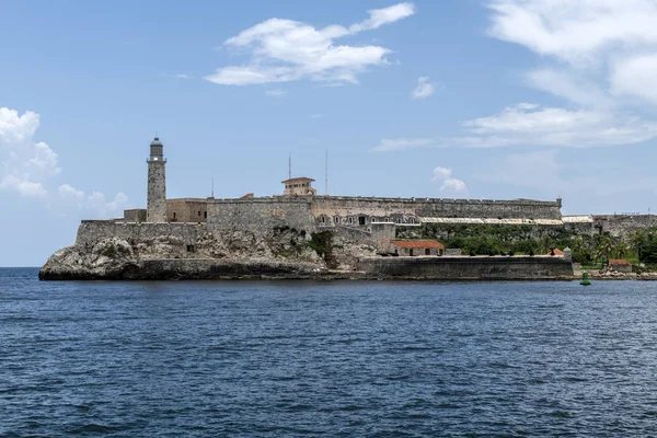 Fortaleza e farol El morro em Havana — Fotografia de Stock