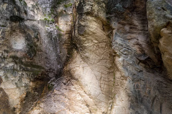 Adrspach Teplice Kayaları Nın Ünlü Kumtaşı Kuleleri Nothe Bohemya Adrspach — Stok fotoğraf