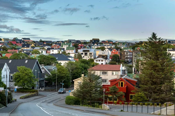 Torshawn City Hoofdstad Van Faeröer Denemarken — Stockfoto