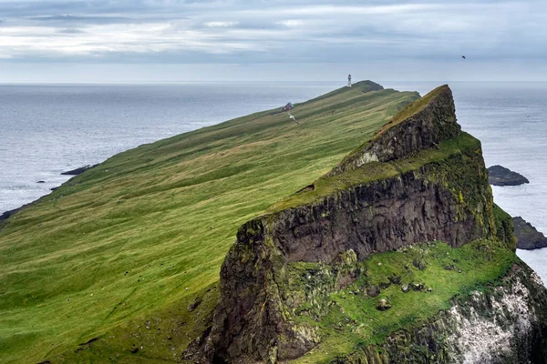 Nordic Natural Landscape Mykines Island Faroe Islands Denmark — 스톡 사진