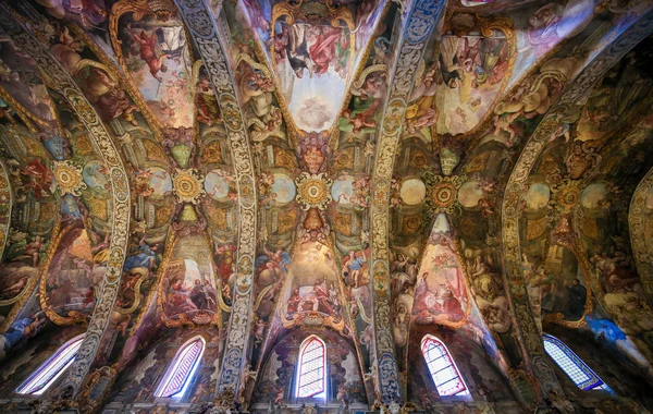 Valencia España Junio 2018 Frescos Del Siglo Xvii Iglesia San — Foto de Stock