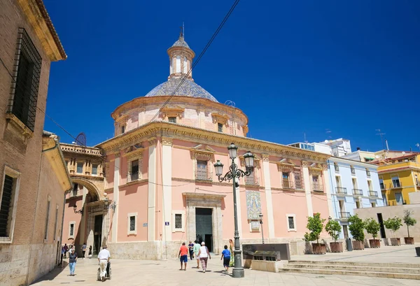 Valência Espanha Junho 2018 Basílica Virgen Los Desamparados Centro Valência — Fotografia de Stock