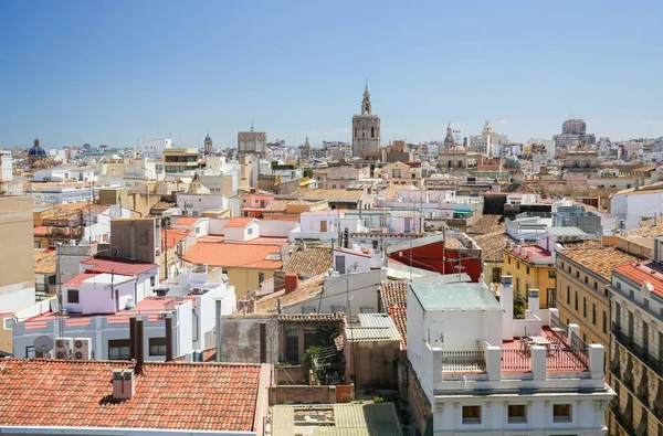 Vista Desde Puerta Serrano Puerta Serrans Centro Valencia España —  Fotos de Stock