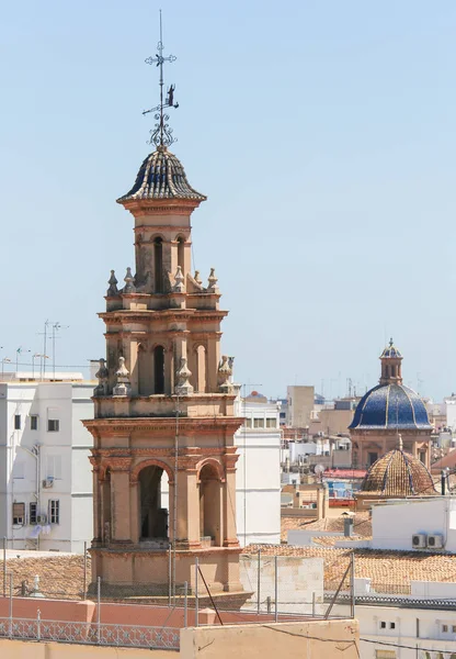 Vue Depuis Porte Serrano Porte Serrans Sur Tour Église San — Photo