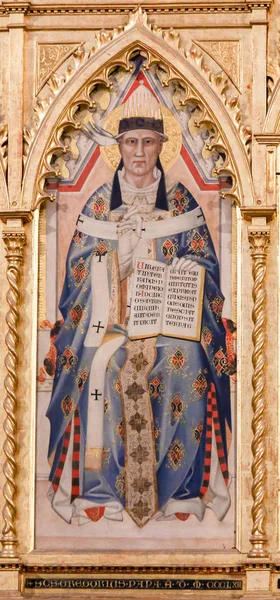 Florencia Italia Agosto 2018 Pintura Del Papa San Gregorio San — Foto de Stock