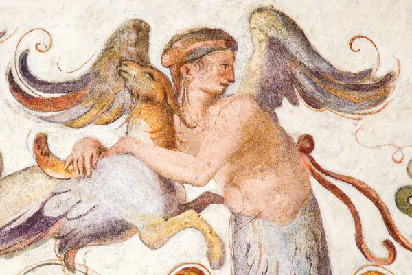 Firenze Olaszország 2018 Augusztus Századi Freskó Udvarban Palazzo Vecchio Florence — Stock Fotó