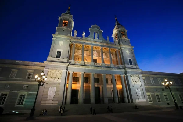Catedral Almudena Principal Igreja Católica Cidade Madrid Espanha — Fotografia de Stock