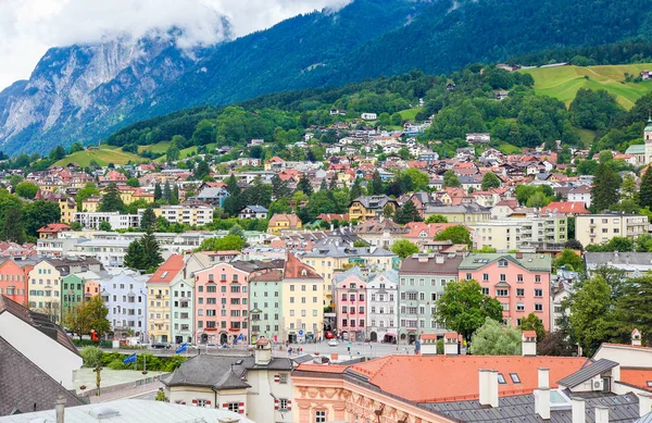Innsbruck Austria June 2013 Houses Center Innsbruck Capital City Tyrol — Stock Photo, Image