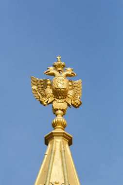 Rus Ortodoks Katedrali St Nicholas Nice üzerinde Rus Czars İmparatorluk standartları, Fransa