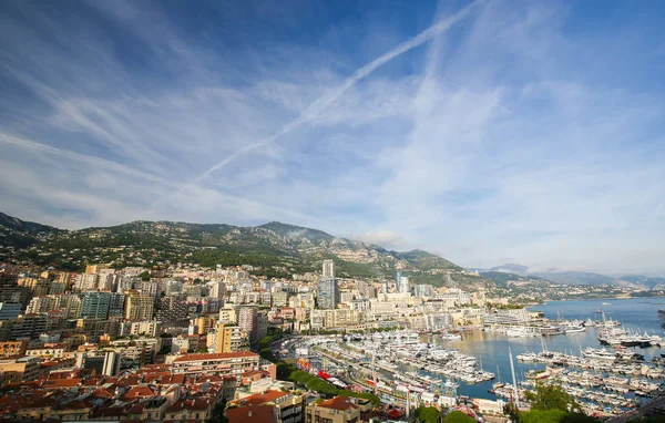 Mônaco Novembro 2018 Panorama Porto Mônaco Riviera Francesa — Fotografia de Stock