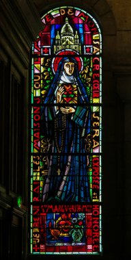 St Margaret Mary Alacoque - Sacre Coeur Vitray