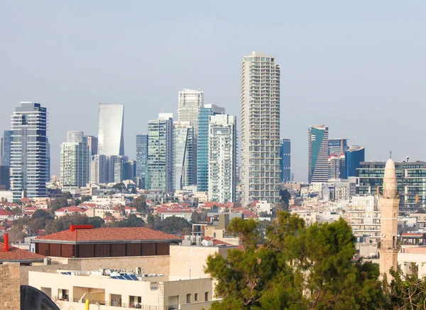 Skyline tel Aviv, İsrail — Stok fotoğraf