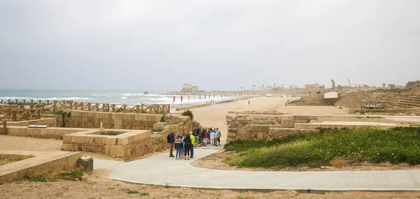 İsrail'deki Caesarea Antik Roma Kenti — Stok fotoğraf