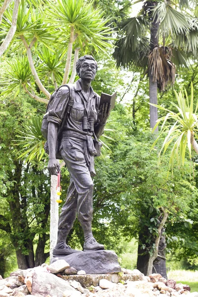 11 Haziran 2018 Huay Kha Khaeng, Uthaithani, Tayland: Seub Nakhasathien anıt, büyük doğacı Tayland olduğunu