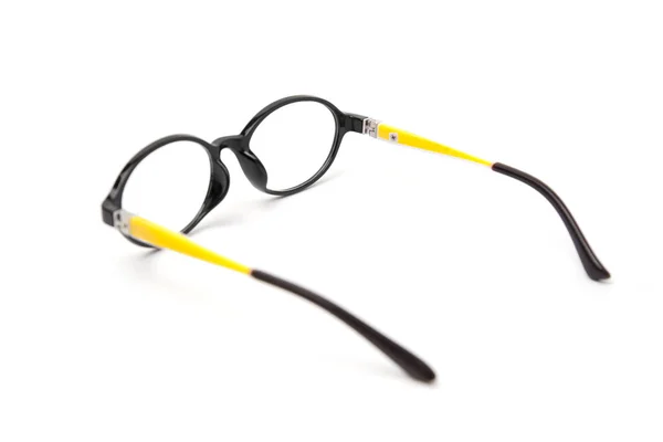 Szemüveg Elszigetelt Fehér Háttér — Stock Fotó