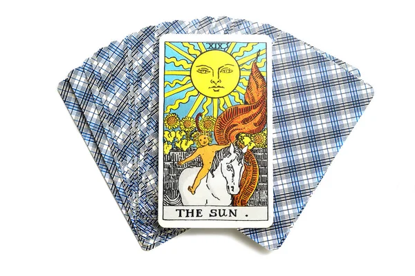 Tarot destesi; Chainat Eyaleti, Tayland, 6 Eylül 2018. 