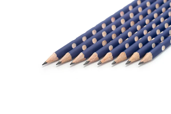 Bleistift Isoliert Weißen Hintergrund — Stockfoto