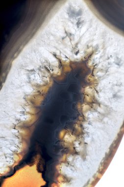 Doğal akik kristal yüzey, akik kristal yakın kesit. Arka plan doku.