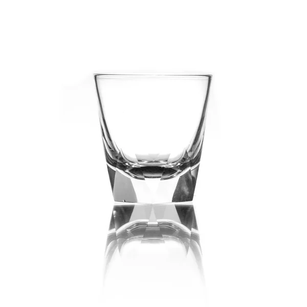 Cocktailglas Collectie Kleine Schot Geïsoleerd Witte Achtergrond — Stockfoto