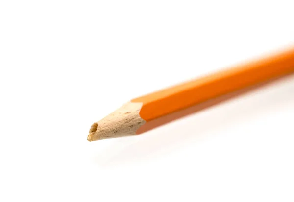 橙色铅笔 铅笔坏了 — 图库照片