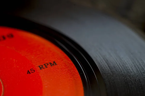 Primer Plano Soporte Grabación Música Vinilo —  Fotos de Stock