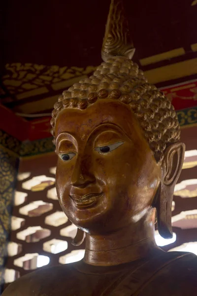 Stuckatur Buddha Statyn Gamla — Stockfoto