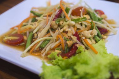 Yeşil Papaya salatası (Som tum), Tay gıda, Tayland