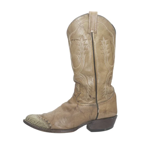 Cowboystiefel Aus Naturleder — Stockfoto