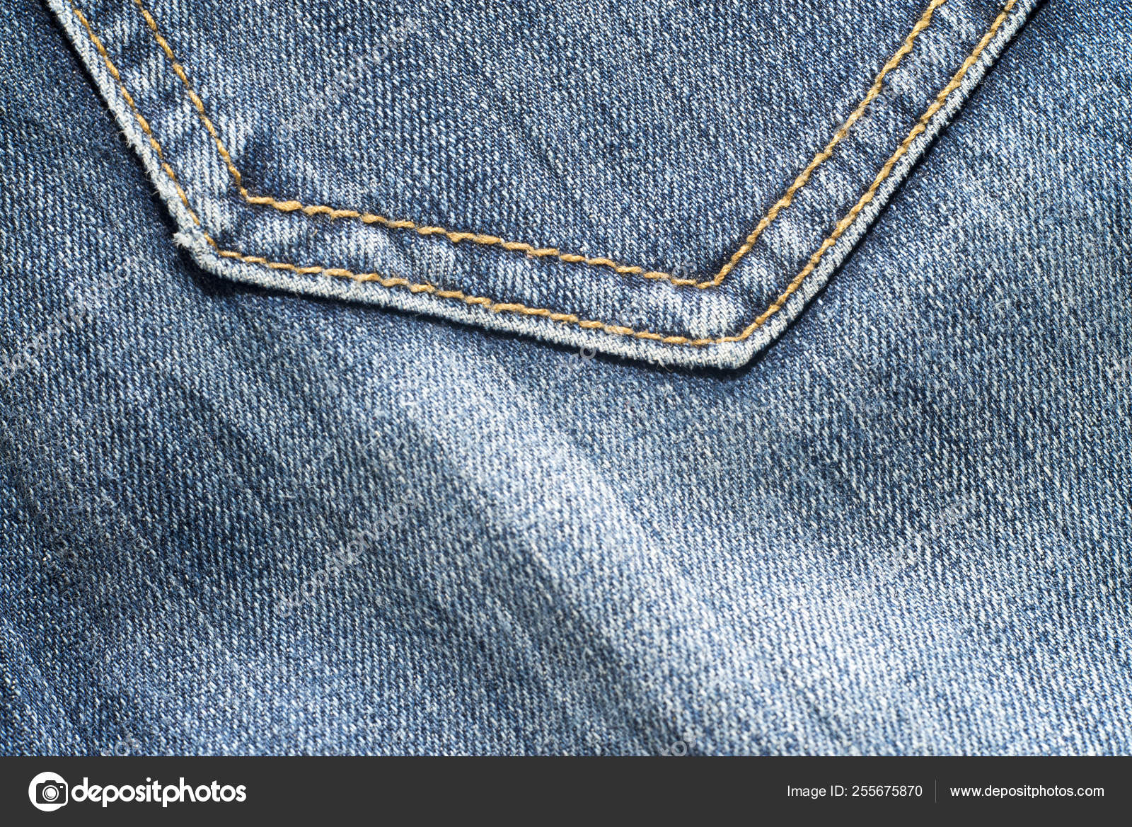 Close Blue Denim Jeans Fabric Texture Background — Stock Photo © bigjom ...