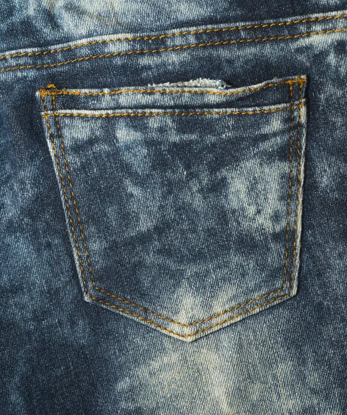 Mavi Denim Kot Kumaş Doku Arka Plan Yakın — Stok fotoğraf