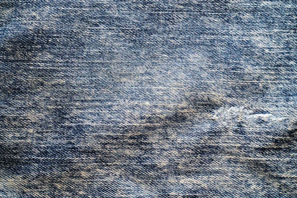 Nahaufnahme Von Blue Denim Jeans Stoff Textur Hintergrund — Stockfoto