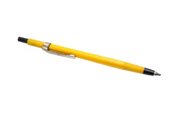 Clutch Type Pencil White Background — Stock Photo, Image