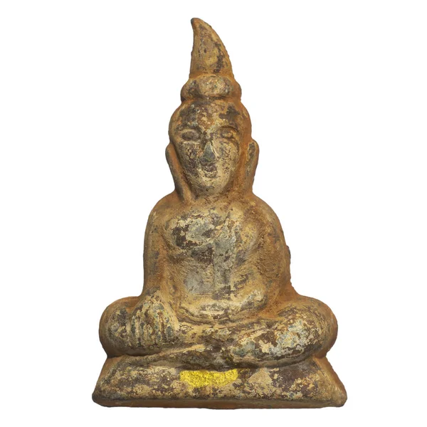 Amulette Rostrot Von Tha Kradan Tempel Amphoe Sawat Kanchanaburi Provinz — Stockfoto