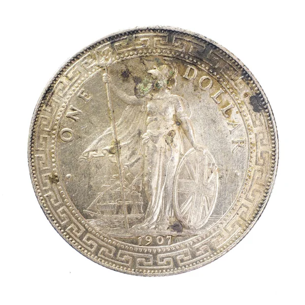 1907 Royaume Uni Dollar Dollar Commercial Britannique — Photo