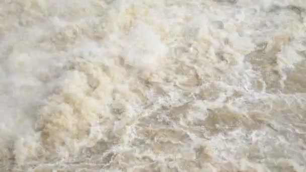 Πλημμύρες Λάμψη Υπόβαθρο Στην Εποχή Του Rian Μετά Την Καταιγίδα — Αρχείο Βίντεο