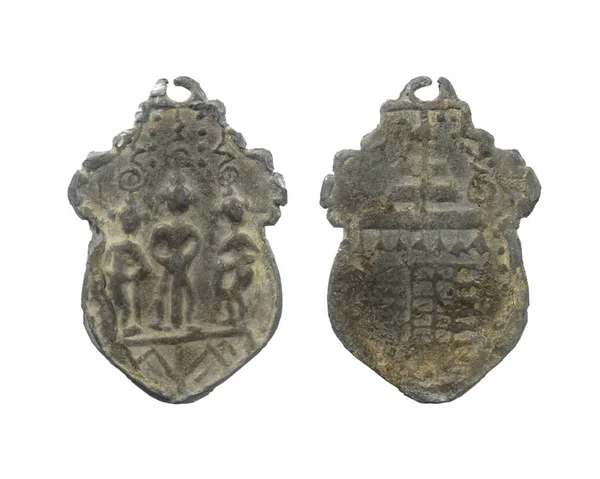 Vaisravana Rey Azura Amuleto Antiguo Tailandia — Foto de Stock