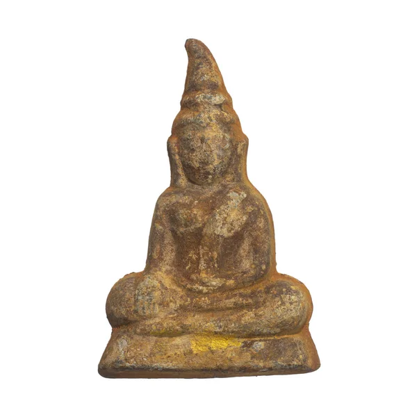 Amulette Rostrot Von Tha Kradan Tempel Amphoe Sawat Kanchanaburi Provinz — Stockfoto