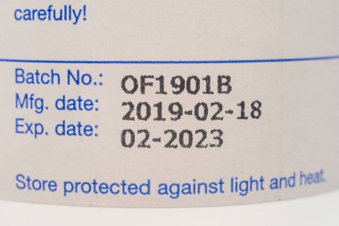 Şişedeki ilacın son kullanma tarihi