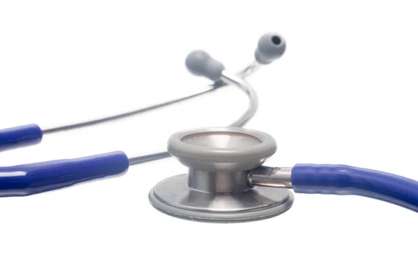 Medical Stethoscope White Background Health Care Concept — Stock Photo, Image