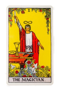 Yala Eyaleti, Tayland 29 Ağustos 2020 İlçe editör tarot kartları sihirbaz.