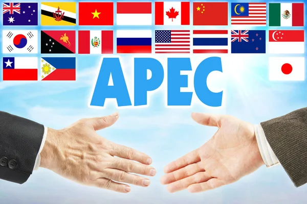 APEC Asia-Pacific Economic Cooperation. Economical alliance of countries of Asia-Pacific region